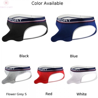 Underwear Backless G-String Machine Washable Men Panties Thong Underpants