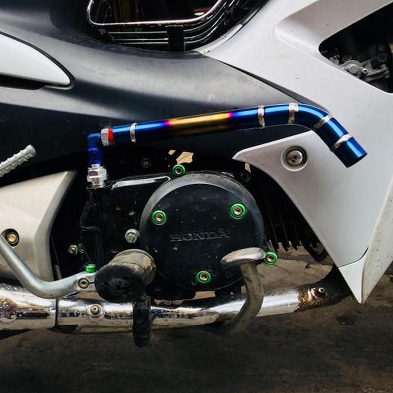 ỐNG THÔNG HƠI NHỚT TITAN CAO CẤP TRANG TRÍ XE MÁY