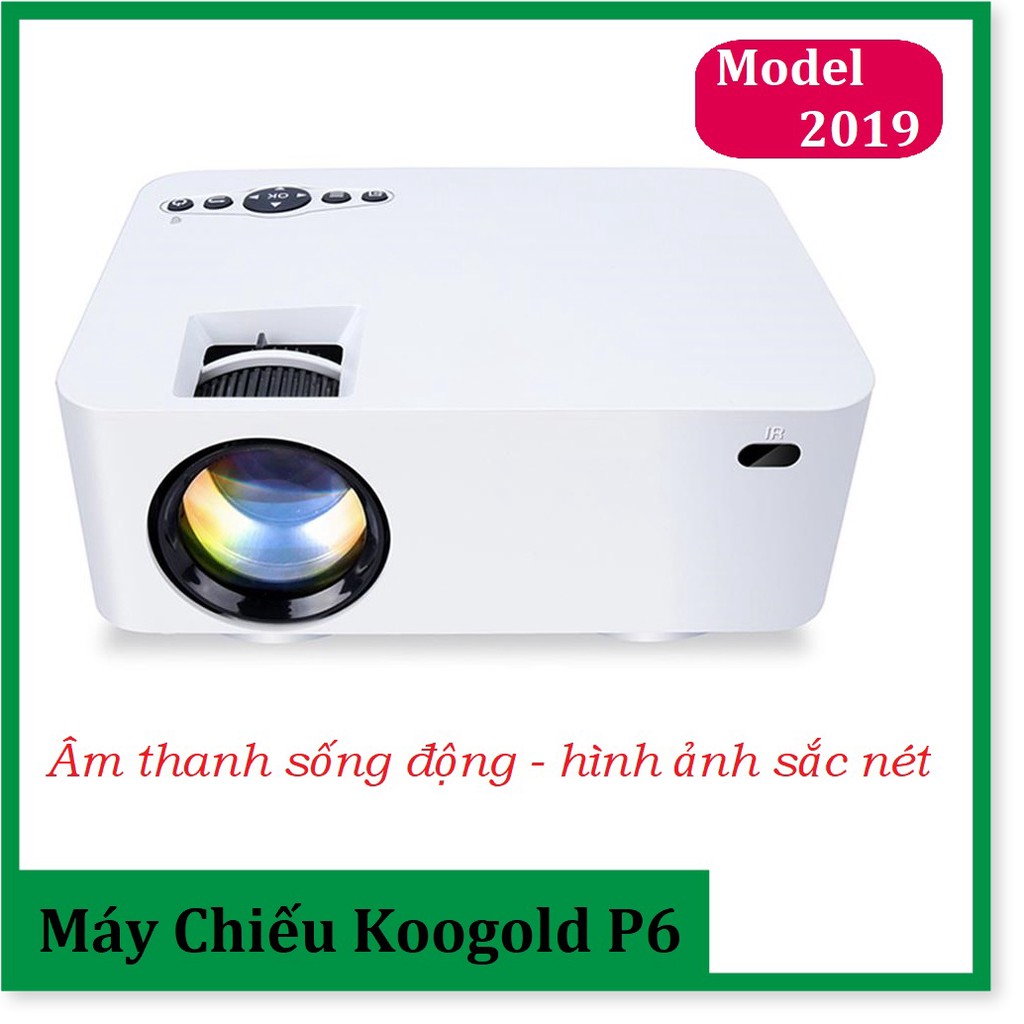 Máy Chiếu Mini 4K KOOGOLD ✔chính hãng✔️ Full HD, Kết Nối Wifi, Điện Thoại, Độ Phân Dải Cao, Sắc Nét. Bảo hành 12T