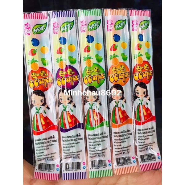 1 vỉ 5 gói kẹo tăm lạnh ( 3 que 1 gói ) ( lẻ )