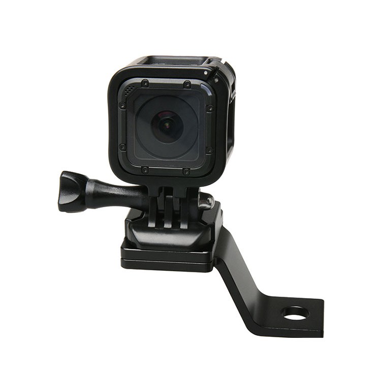 Miếng thép CNC gắn máy quay hành động GoPro vào chân gương xe máy