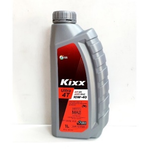 Nhớt Kixx Ultra 4T 10W40 1L tổng hơp 100% cho xe số, xe côn tay nhập khẩu Hàn Quốc
