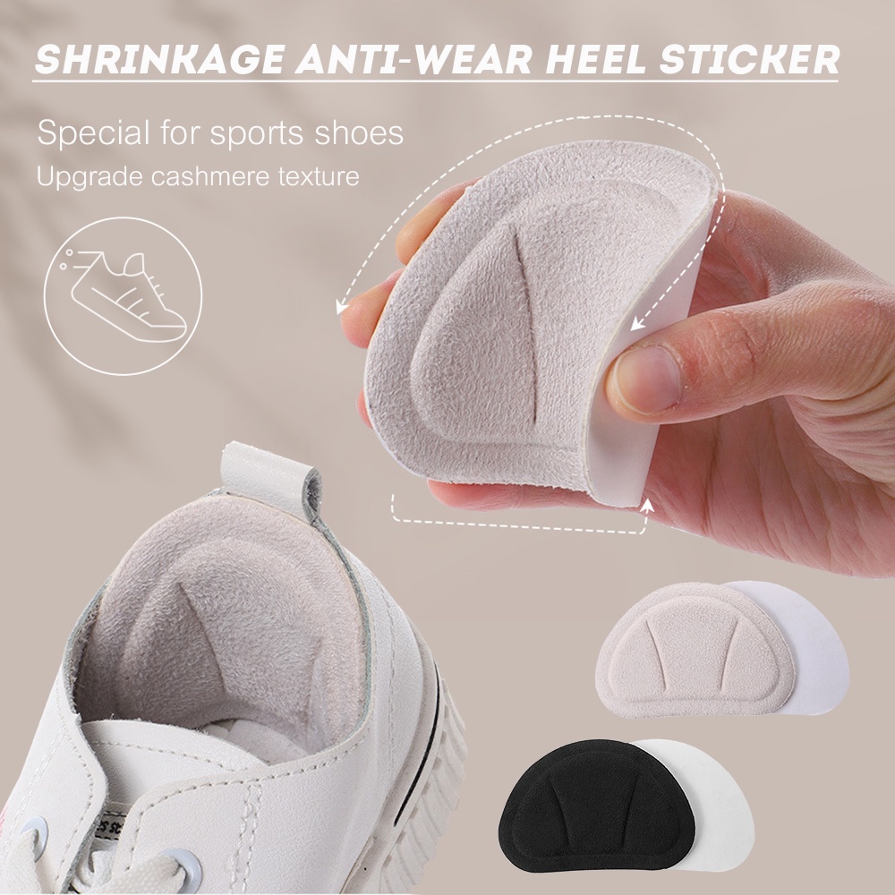[Mới] Miếng Dán Gót Chân Mềm Mại Thoải Mái Tự Dính Chống Ma Sát Thoáng Khí Hình Vỏ Sò Cho Giày Thể Thao
