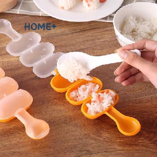 Dụng cụ lắc cơm, tạo viên cơm cho bé (kèm thìa)