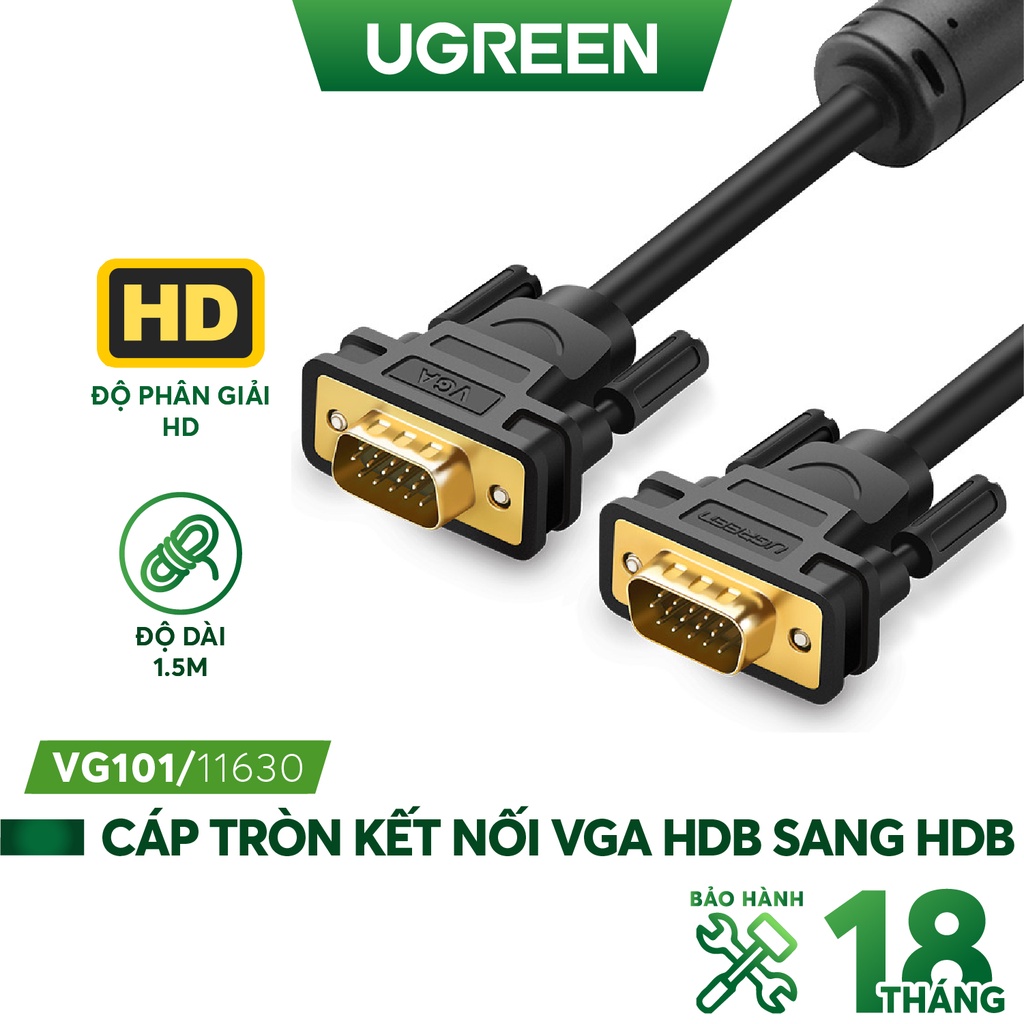 Dây VGA dùng cho máy tính bàn hoặc kết nối từ máy tính sang màn hình 1-30m VG101