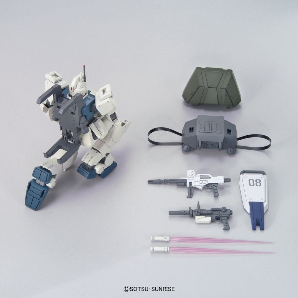 [ NHẬT BẢN ] Đồ Chơi Lắp Ráp Anime Mô Hình Gundam Bandai 1/144 Hg Ez-8 Gundam Rx-79 Serie Hguc Gundam U.C