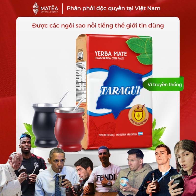 [Chính Hãng] Trà Yerba Mate Taragui Original - FREE Túi Lọc Tái Sử Dụng - Vị truyền thống - Detox, thanh nhiệt, tỉnh táo | BigBuy360 - bigbuy360.vn