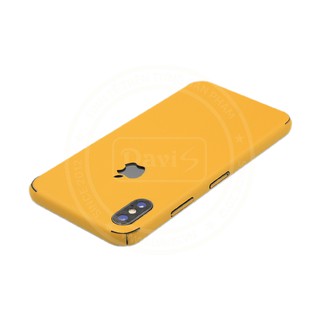 Miếng dán da dán full viền cho iphone X làm từ da thật cao cấp - Davis