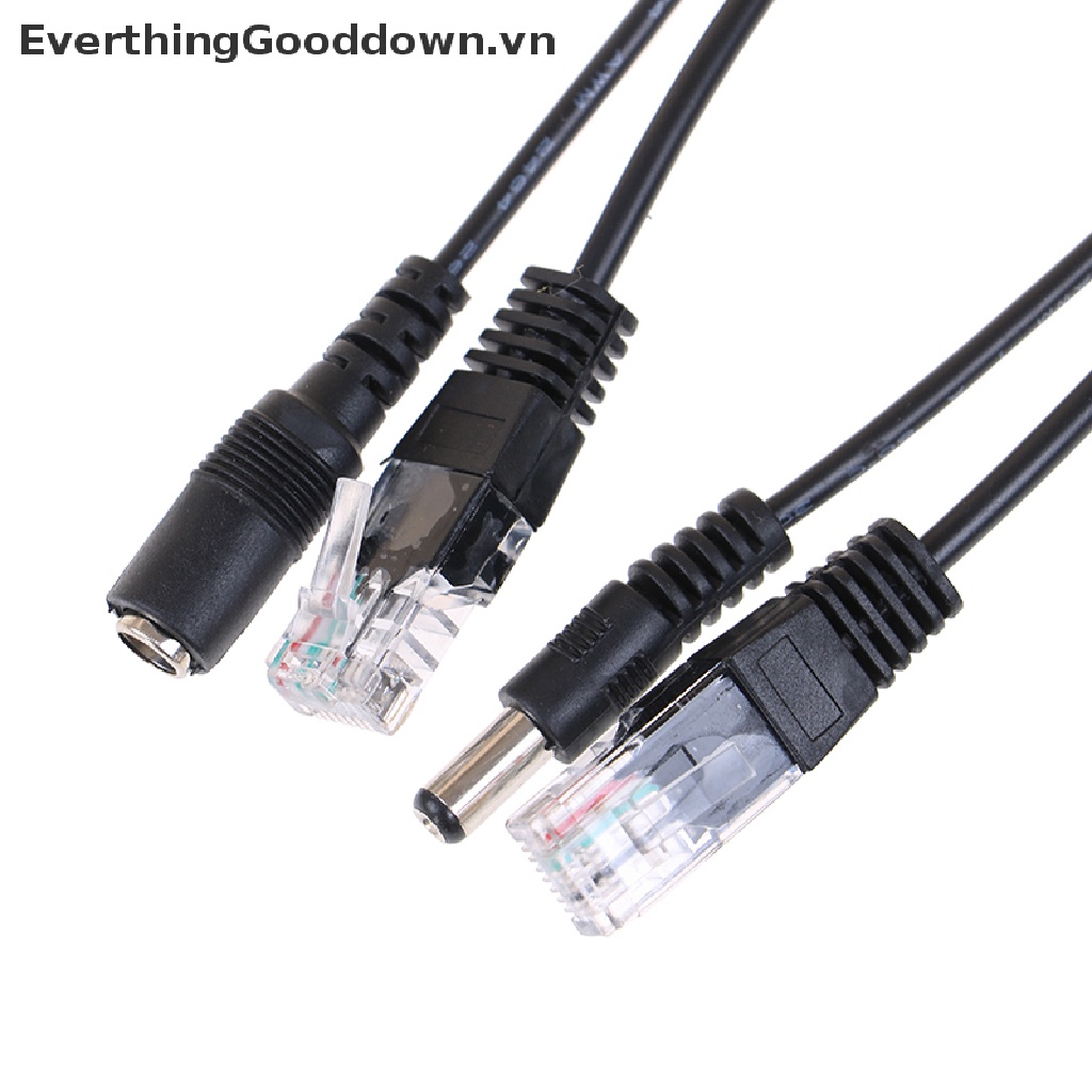 1 Bộ Dây Cáp Chia POE Ethernet Chuyển Đổi POE
