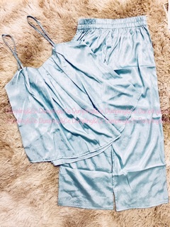 Set lụa áo 2 dây quần dài (HÀNG CÓ SẴN)