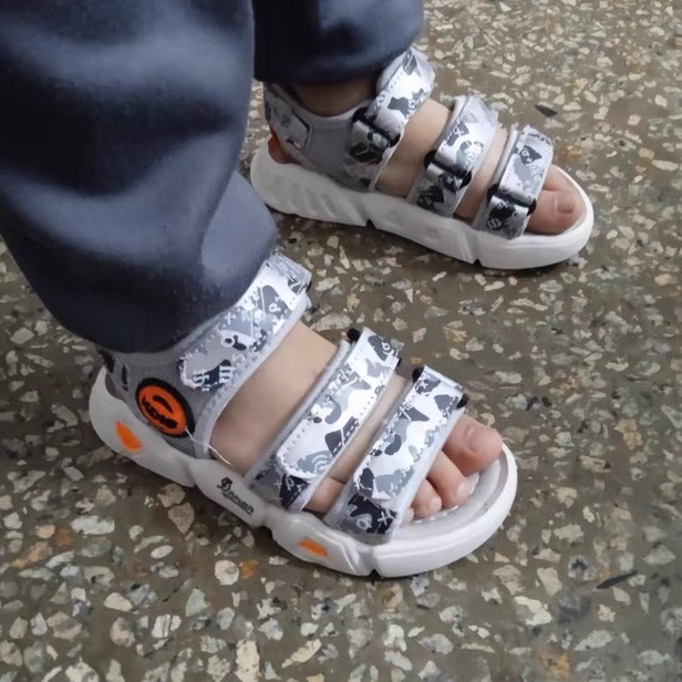 Dép bé trai - sandal thể thao cho bé trai 2-7 tuổi siêu nhẹ quai ngang đế êm chống trượt thời trang SL350 size 21-30