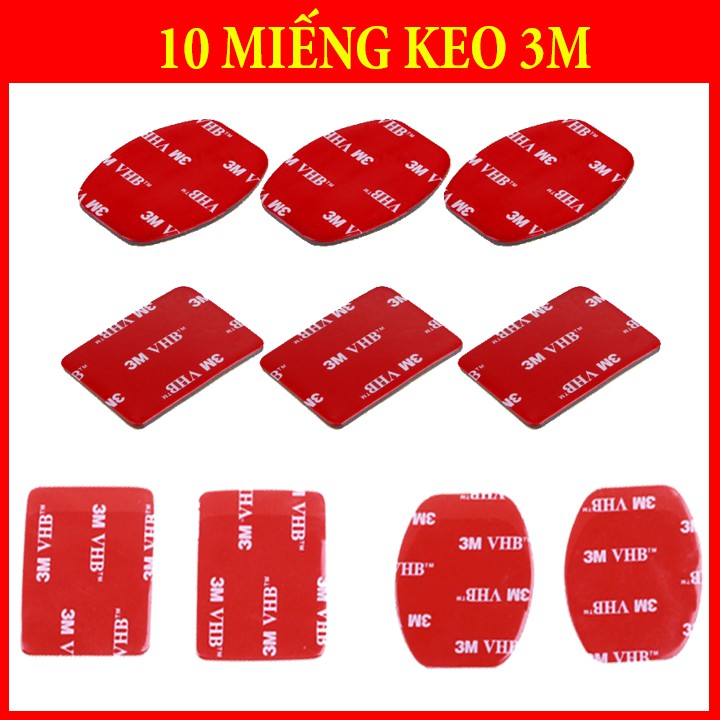 10 Miếng Keo 3M Vuông - Bầu