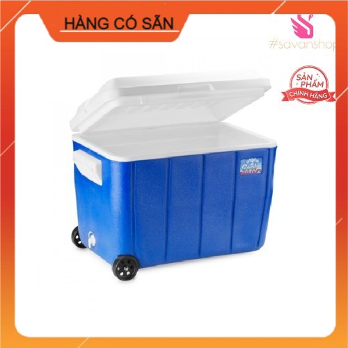 Thùng Đá Vuông 40 Lít Có Bánh Xe Happy Ware Cao Cấp Thái Lan