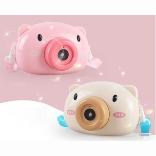 ĐỒ CHƠI TRẺ EM MẪU MỚI - Máy chụp hình tạo bong bóng xà phòng dùng pin tự động, bằng nhựa ABS an toàn