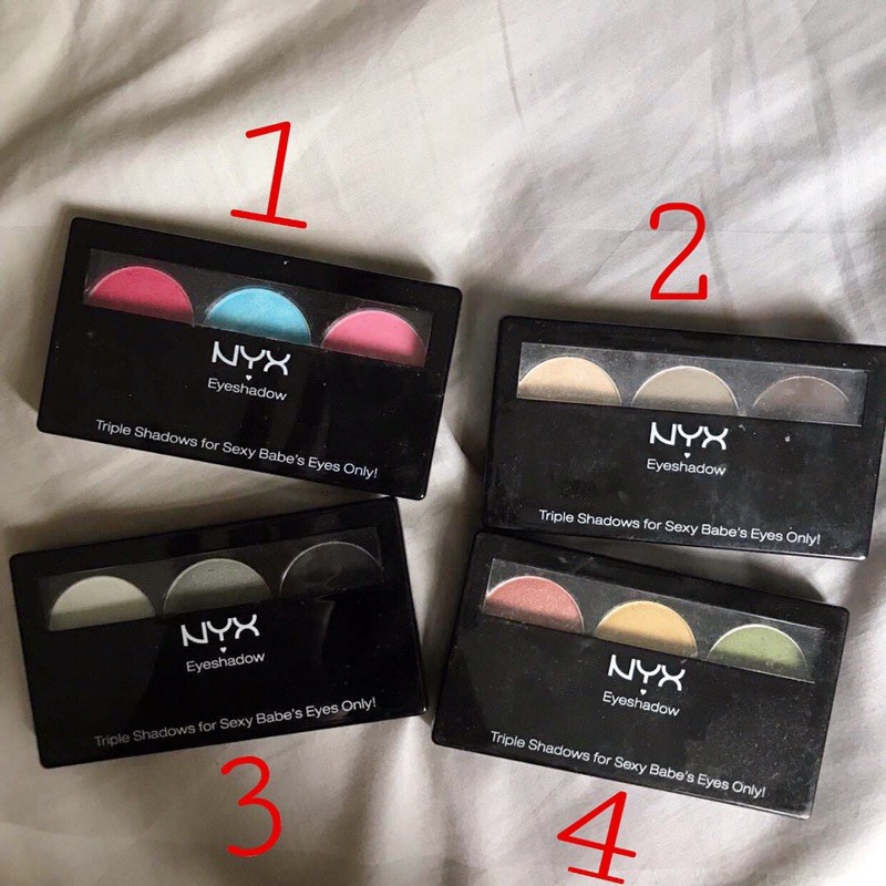 Phấn Mắt 3 Màu NYX Triple Eye Shadows for sexy eyes only (4.6g)