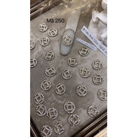 Charm cao cấp mã 245_ mã 254, phụ kiện gắn móng tay