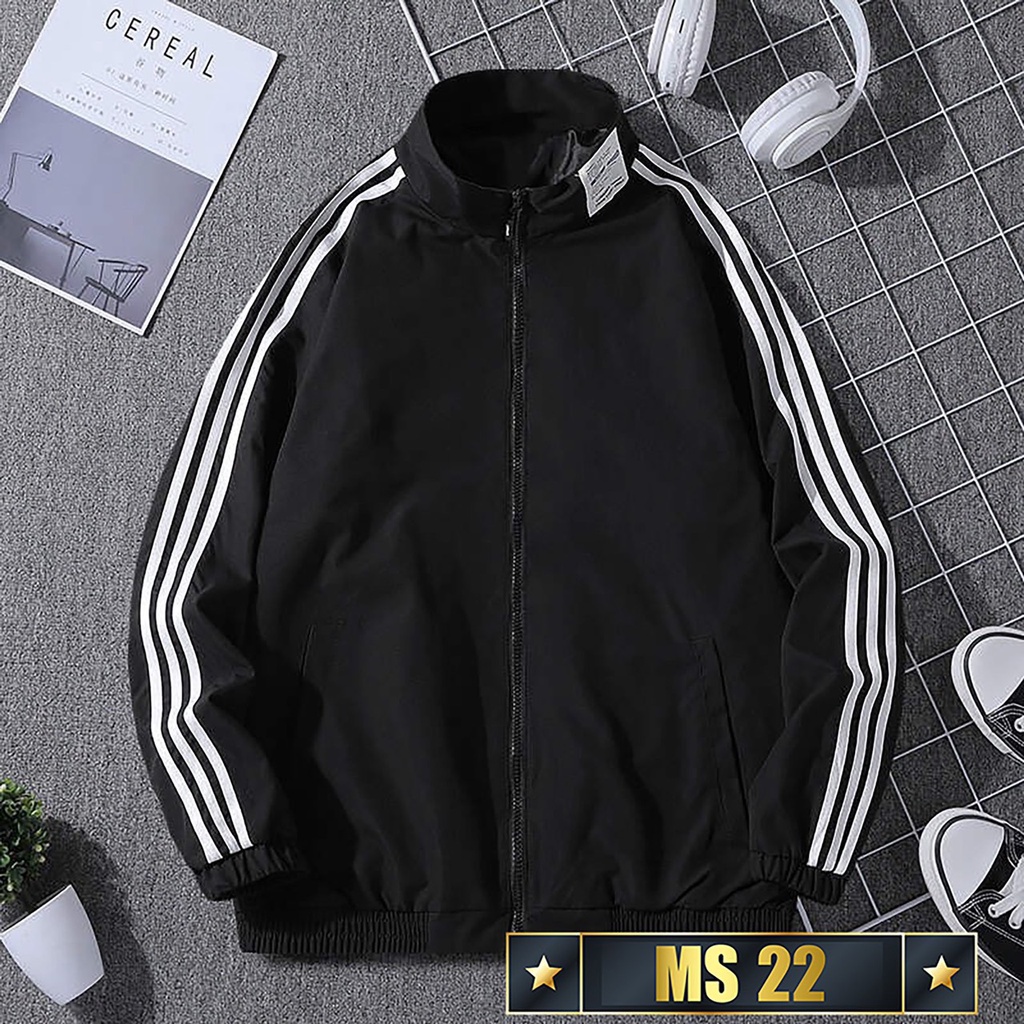 Áo khoác dù nam julido store, áo khoác nam hai lớp màu trắng cao cấp kdn00000