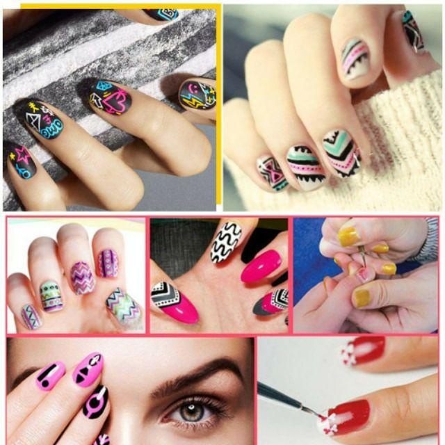 Bộ Cọ 3 Cây Nail Bộ Cọ Vẽ Nét Dingxi - manh219