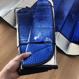 Tấm xốp che nắng kính lái bên trong ô tô, xe hơi size 70x140cm - sản phảm bảo vệ mùa hè chống nóng xe hơi 2023