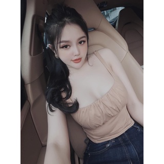 Áo sát nách nhúm ngực ( kèm ảnh thật )