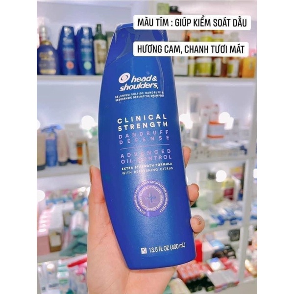 Dầu gội head &amp; shoulders Mỹ sạch gàu