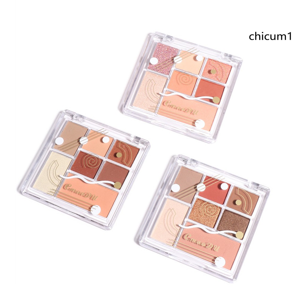 (Hàng Mới Về) Bảng Phấn Mắt 7 Màu Ánh Ngọc Trai Nhung Mịn Không Thấm Nước | BigBuy360 - bigbuy360.vn