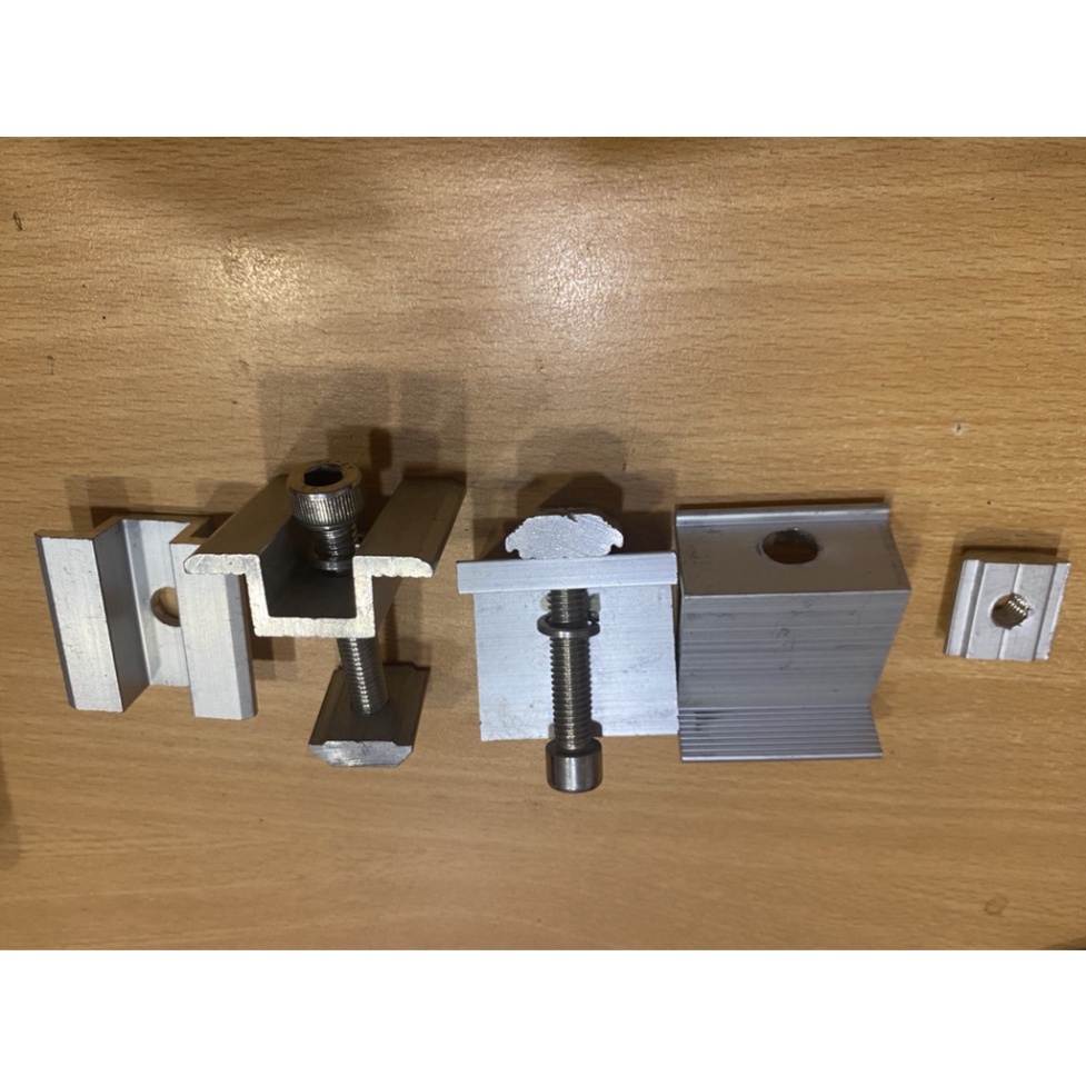 Kẹp  Pin Năng Lượng Mặt Trời _Nhôm _Bát Kẹp Biên_Kẹp Z Solar _Kích Thước 35-40 mm