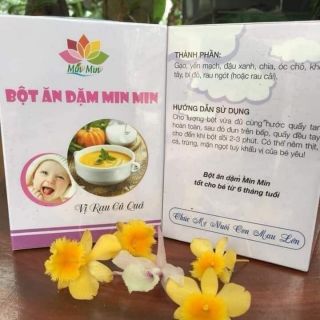 Bột ăn dặm minmin[ combo 2hop]