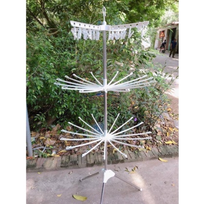 [HOT HIT]Giàn Phơi Quần Áo Cho Bé 360 Độ Gồm Giá Phơi Và 20 Kẹp gấp gọn