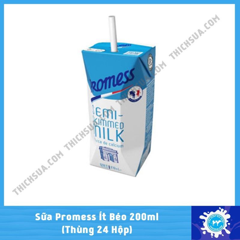 Sữa Tươi Promess Ít Béo 200ml - Thùng