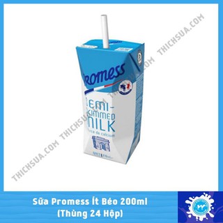 Sữa tươi promess ít béo 200ml - thùng