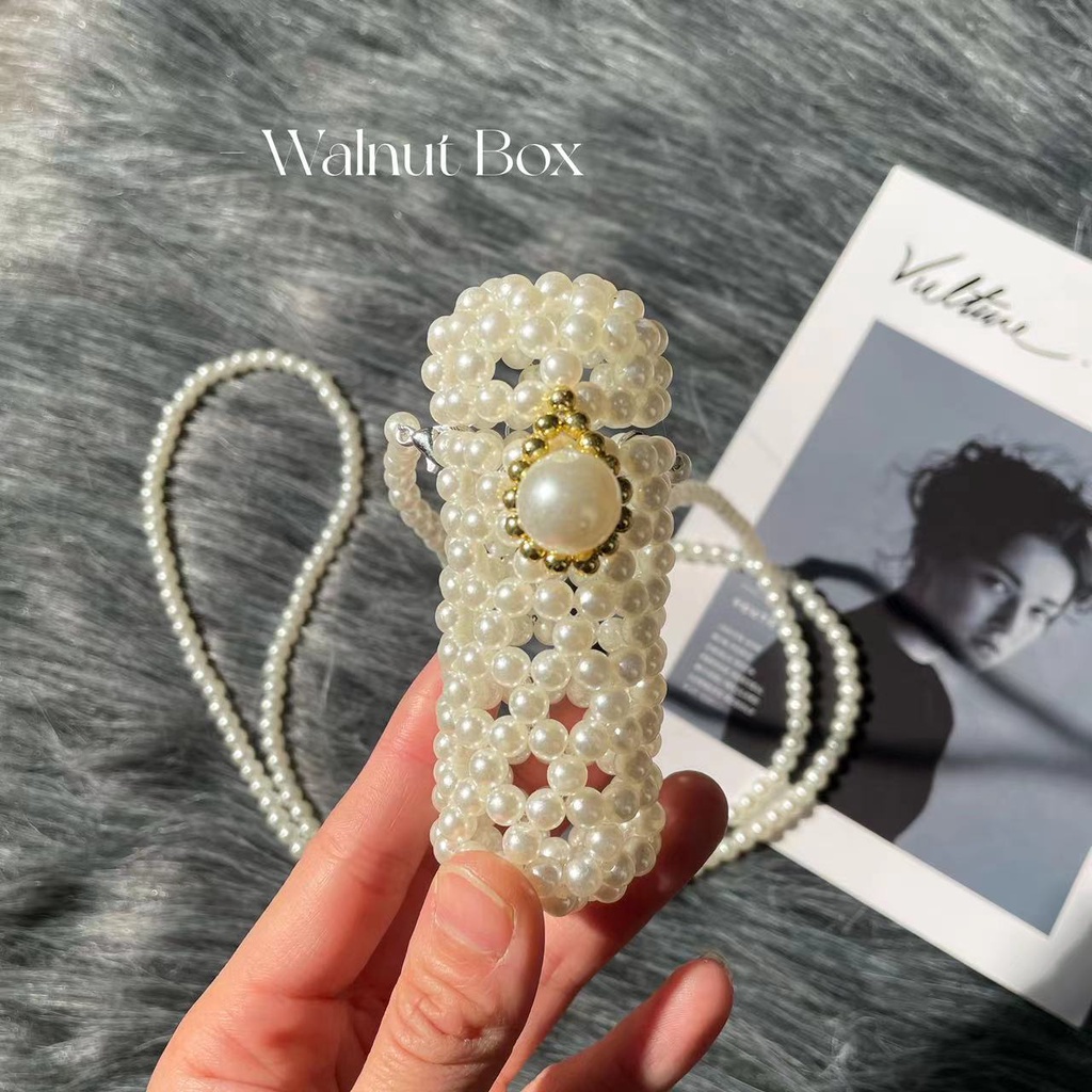 Túi Xách Đính Hạt Cườm Thủ Công Thời Trang Nữ