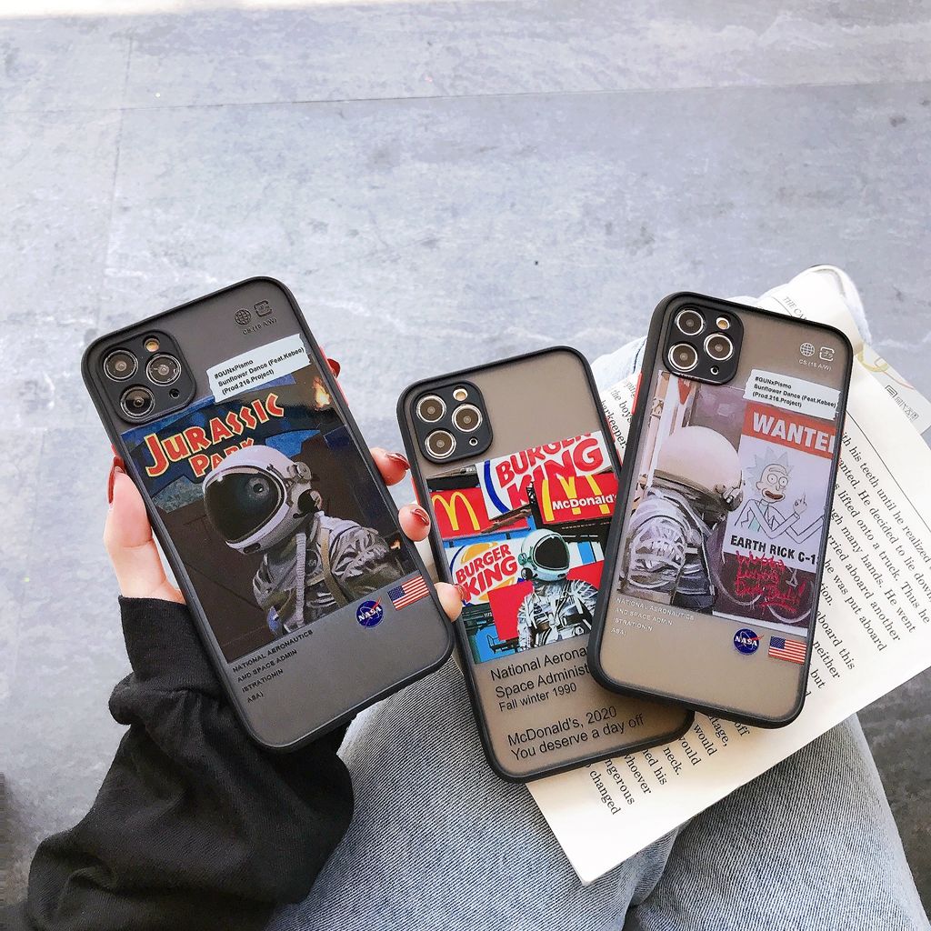 Ốp điện thoại PC họa tiết phi hành gia NASA độc đáo cho iPhone 11 Pro X XS Max XR 8 7 Plus SE 2020 | BigBuy360 - bigbuy360.vn