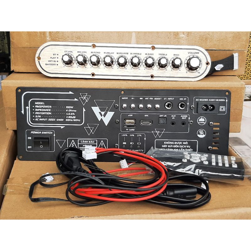 Mạch Loa kéo Xách Tay 100W 2 kênh có reverb