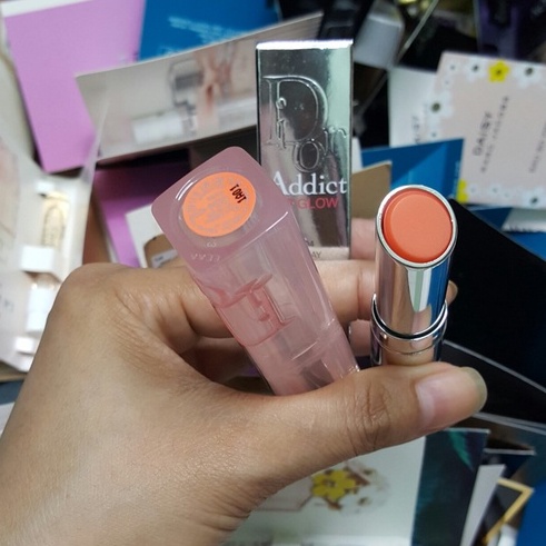 Son dưỡng Dior Addict Lip Glow 001/004/007/008/015 Fullsize Fullbox (Mẫu mới)