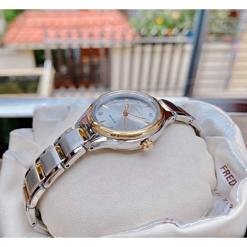Đồng Hồ Auth Nữ Citizen Eco Drive Size 29mm, Chống Nước 30m