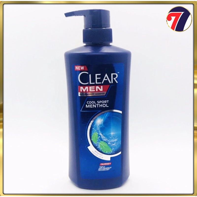 Dầu Gội Clear Men, Bạc Hà, Hoa Anh Đào - HàngThái Lan Mẫu Mới (450ml)