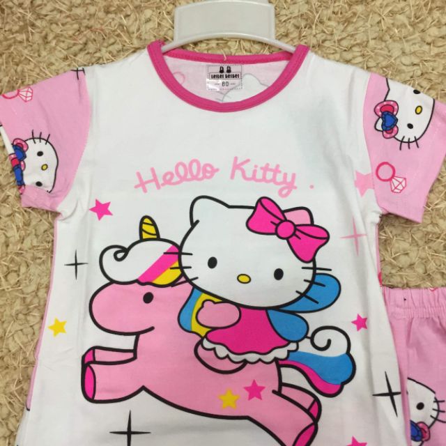 Đồ bộ hello kitty cho bé gái dễ thương (20067)