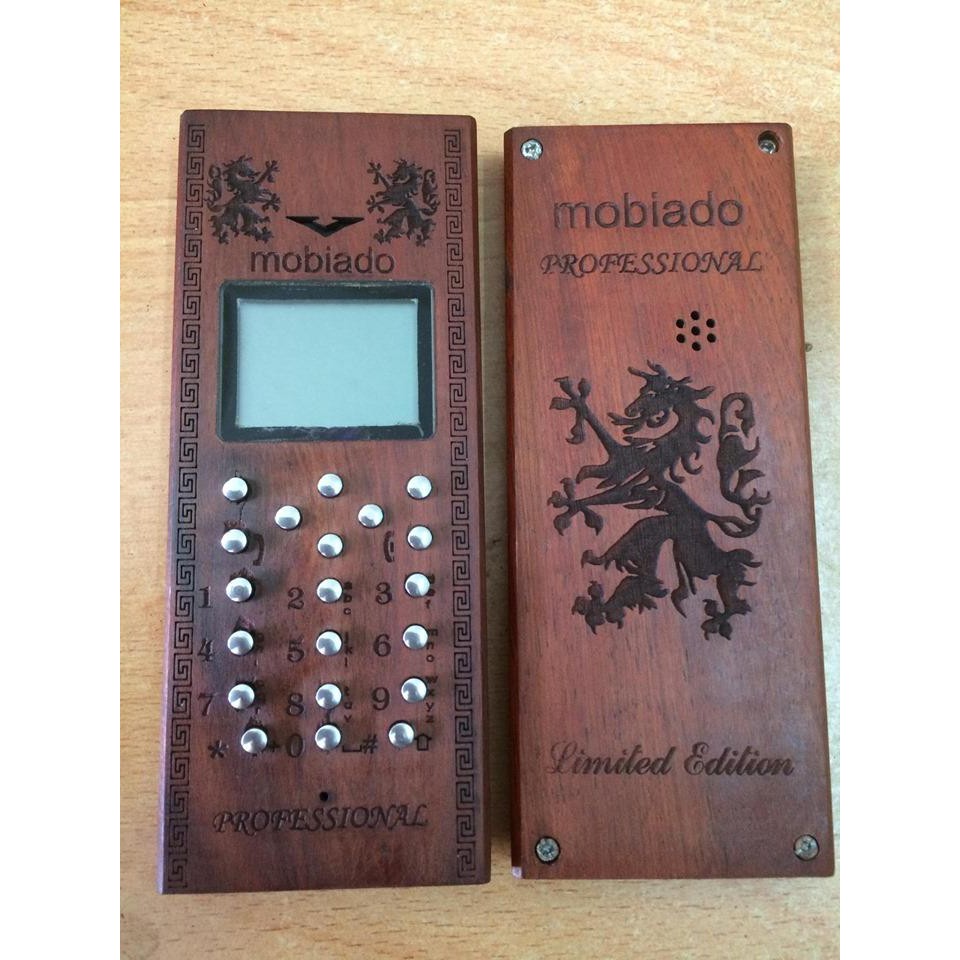 Vỏ gỗ cho điện thoại Nokia 1202 mẫu mobiado