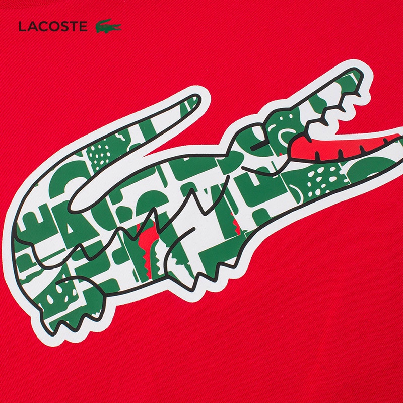 Áo Thun Tay Ngắn In Chữ Lacostes Thời Trang Cho Nam Nữ