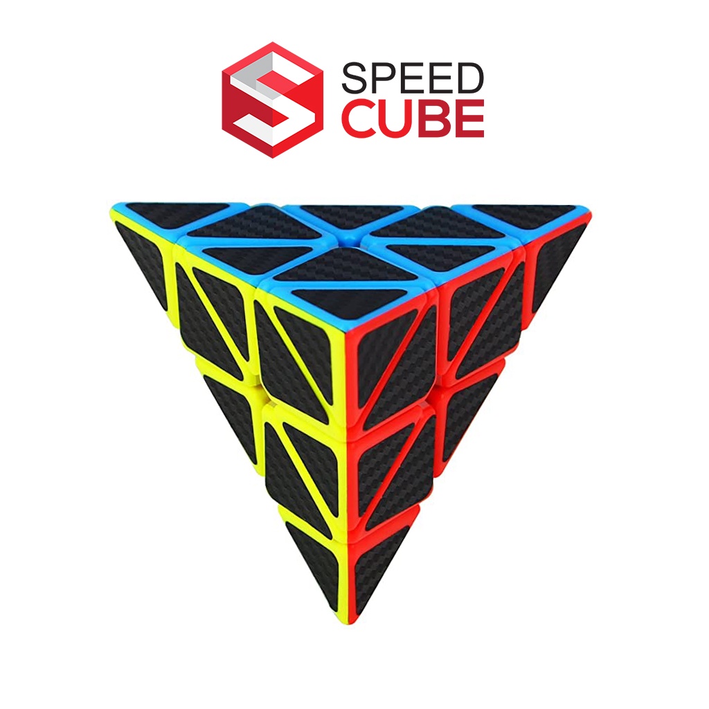 Rubik moyu meilong pyraminx carbon rubik tam giác moyu chính hãng - Speed Cube Shop