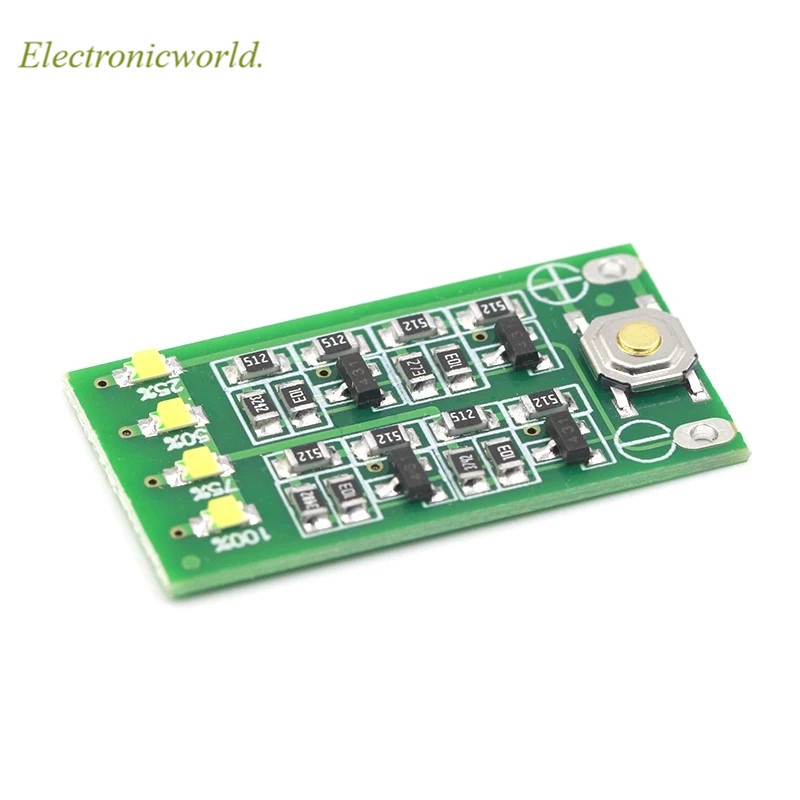 Bảng mạch hiển thị mức pin Lithium 3S 11.1V 12V 12.6V USB dành cho đồng hồ thông minh