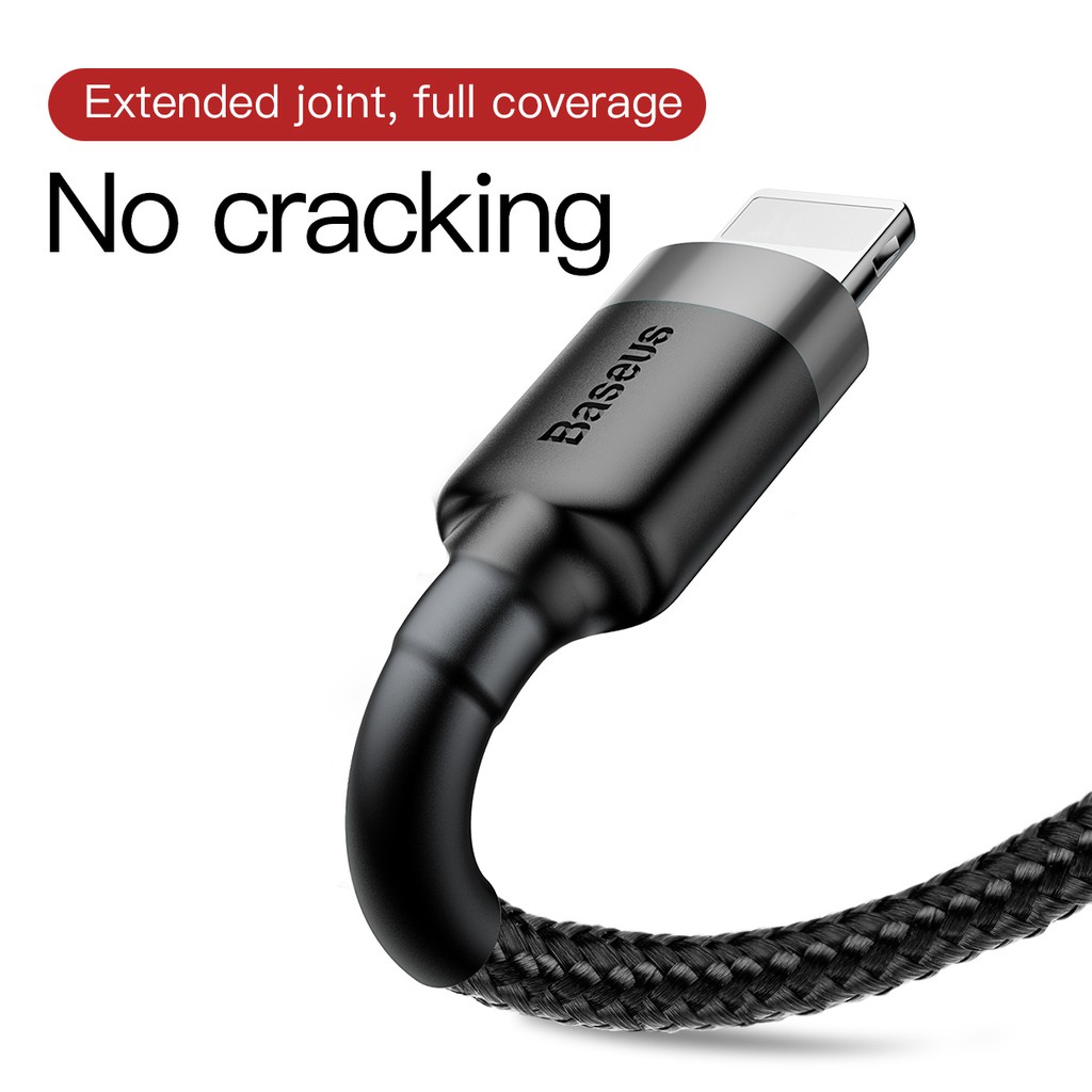 Cáp Lightning siêu bền dùng cho iPhone - Baseus Cafule Cable