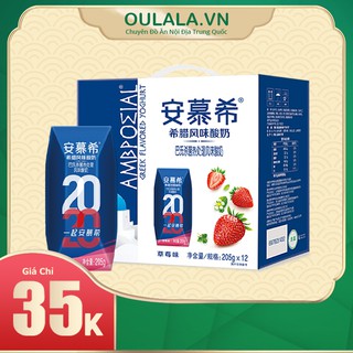 Sữa Chua Uống Vị Dâu Tây An Mộ Hy 205g