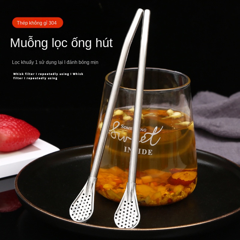 Muỗng Múc Trà/Cà Phê Bằng Thép Không Gỉ 304 Có Thể Tháo Rời