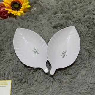 Dĩa nhựa fataco dĩa chiếc lá 26