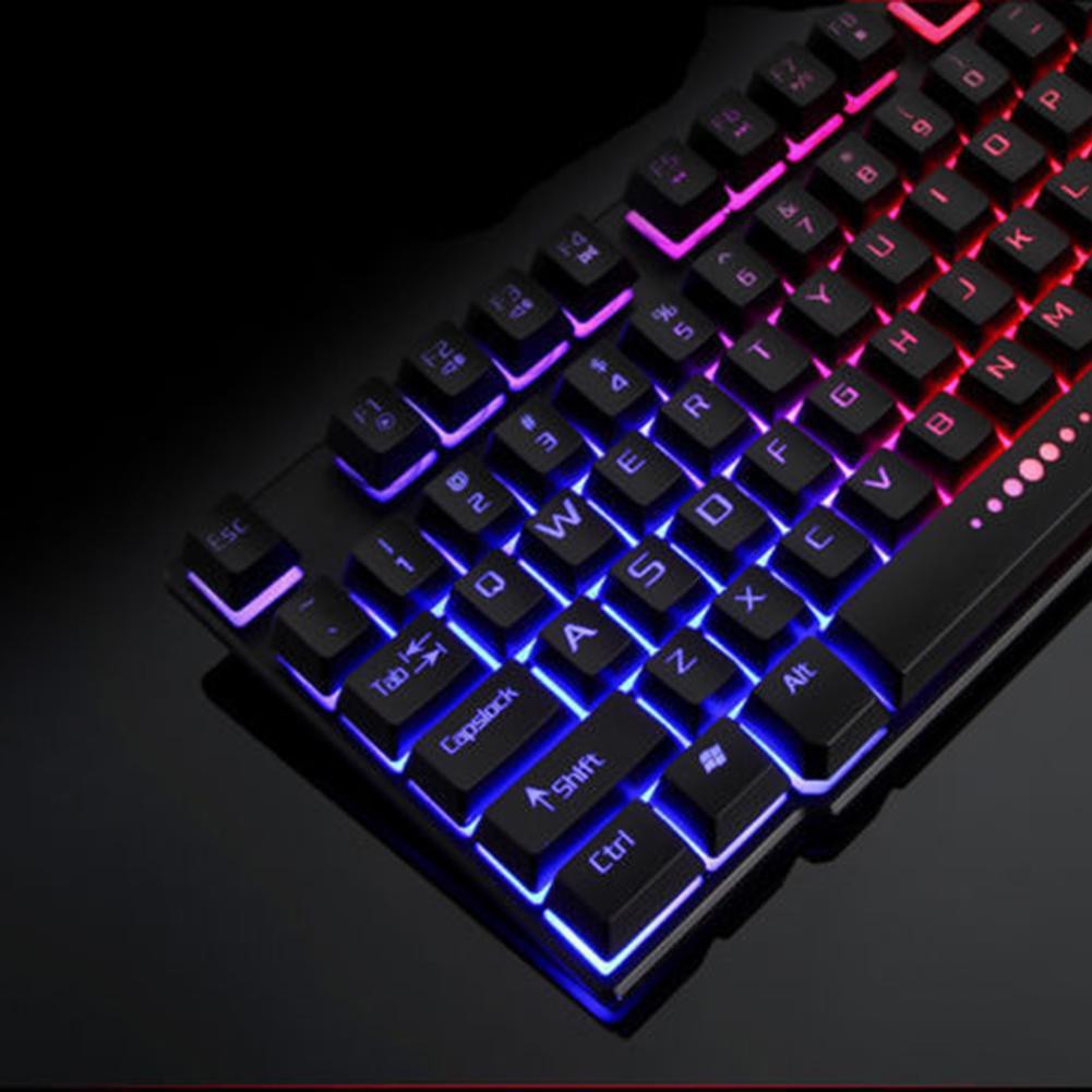Bàn PhíM Gaming DO.JP Có Dây Với ĐèN LED MàU CầU VồNg
