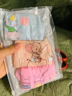 Combo 3 quần chíp cho bé gái