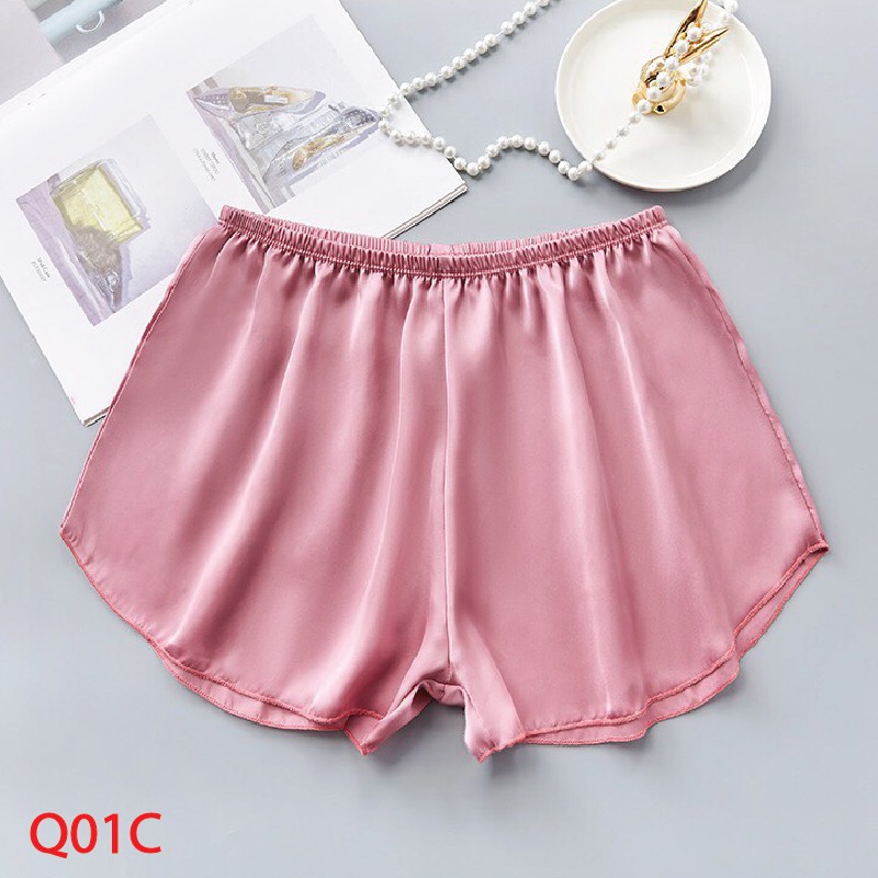 Quần Đùi Ngủ Lụa Satin Q01 - Hisexy