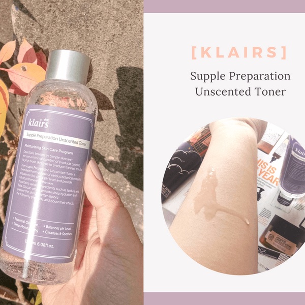 Nước Hoa Hồng Chống Viêm Klairs Supple Preparation Unscented Toner 180ML | BigBuy360 - bigbuy360.vn